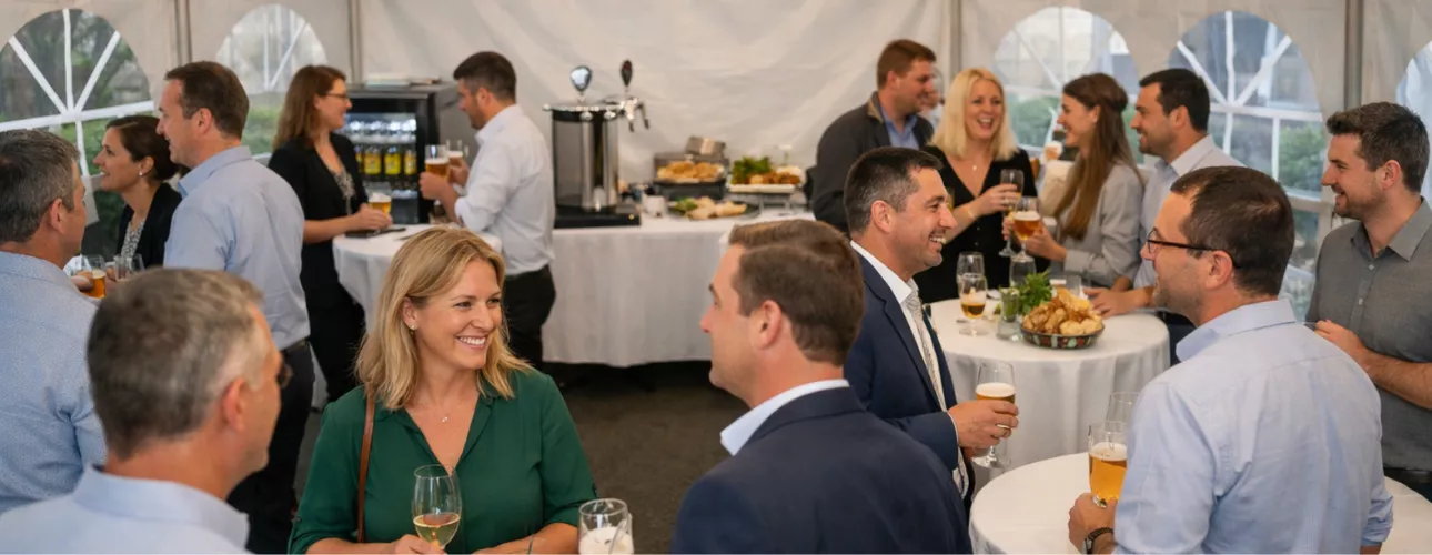 Bedrijfsfeest organiseren met Partytentverhuur Parkstad