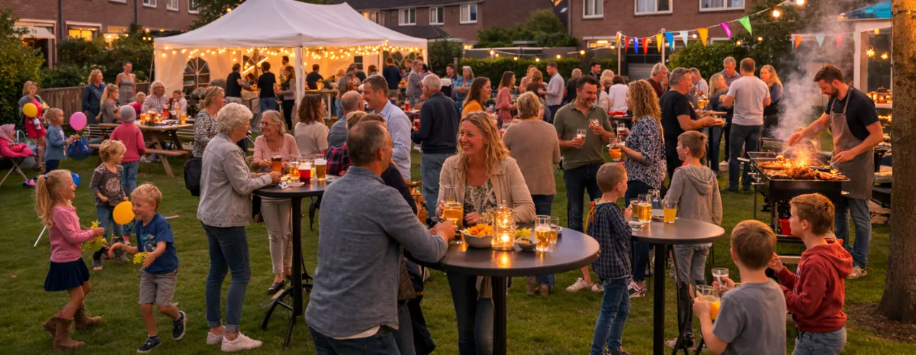 Buurtfeest organiseren met Partytentverhuur Parkstad