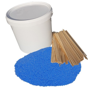 Ingrediënten suikerspin blauw