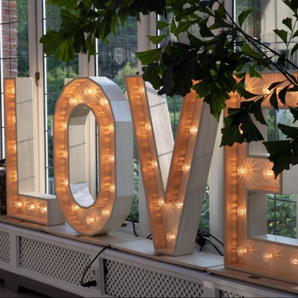 Lichtletters XL 100 cm Lichtletters XL 100 cm